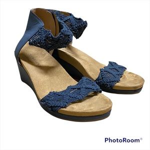 Lucky Brand Boho Cork Wedges